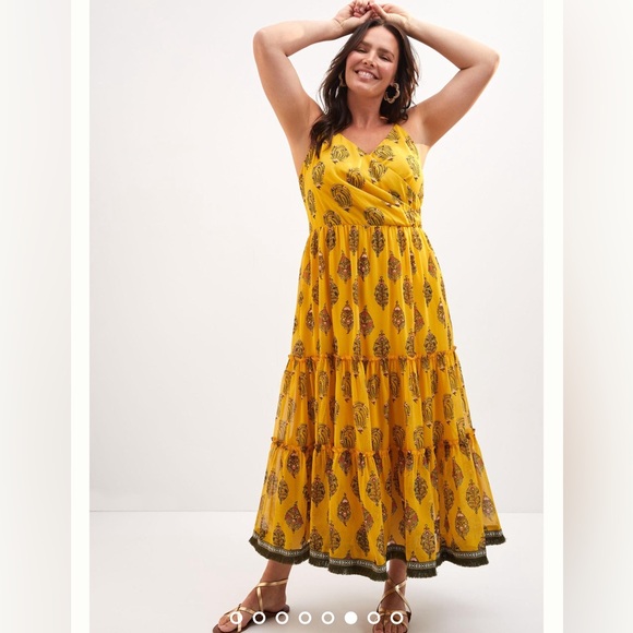 Babi Sachin Tiered Midi Dress - Picture 1 of 10